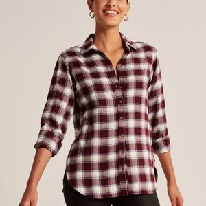 Abercrombie & Fitch Boyfriend Flannel Shirt